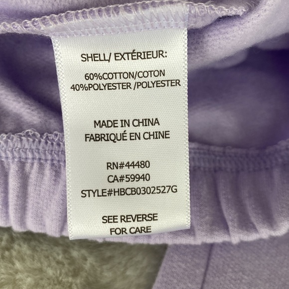 Girls lilac sweatpants - Picture 5 of 10